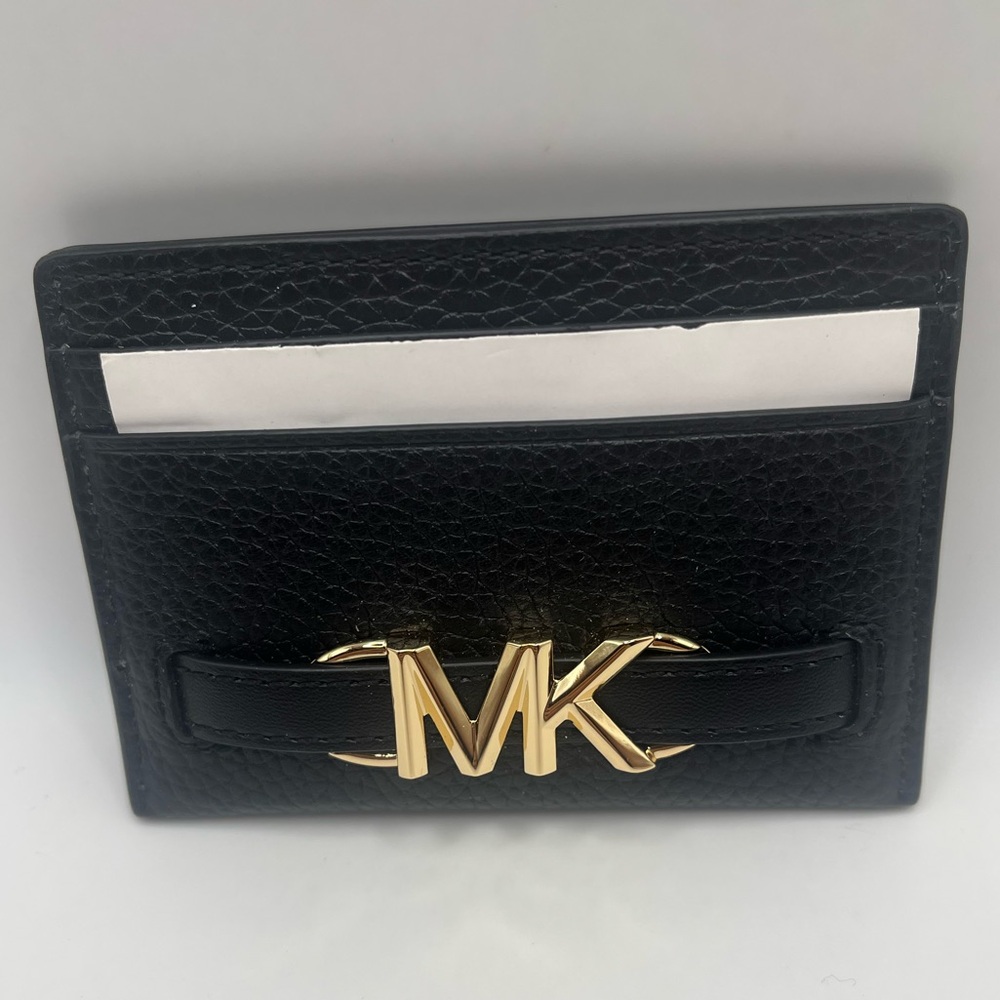 Michael Kors, black large card holder. NWT